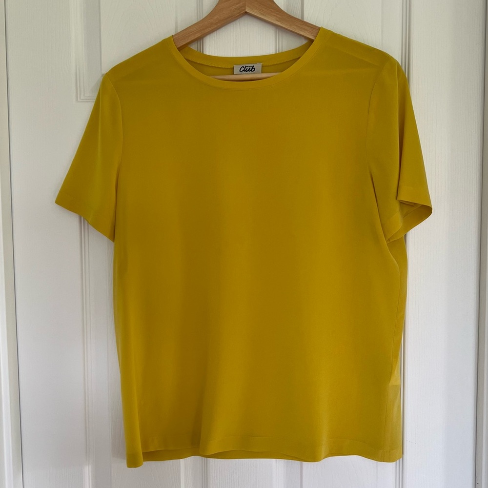 Beymen Silk Yellow top blouse size M